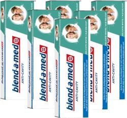 Blend-a-med Delicate White, pasta de dinti cu fluor, 6x75 ml (37112)