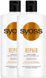 Syoss Repair Wakame, balsam pentru par uscat si degradat, 2x500 ml (34005)