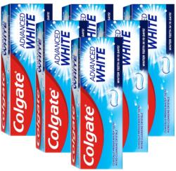 Colgate Advanced White, pasta de dinti cu fluor, 6 x 100 ml (6871)
