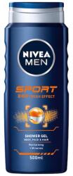 Nivea Men Sport, gel de dus 3in1 pentru barbati, 500 ml (10925)