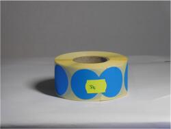 CV címke Címke kör TT 37mm kék