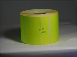 CV címke Címke TT 80x50mm fluó sárga 1000/tek