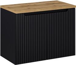 Comad Set dulap Comad Nova Black NOVA BLACK D2 82-80-2D, blat Comad Nova Oak NOVA OAK A 89-80 (SETNOBBOAK80CMD)