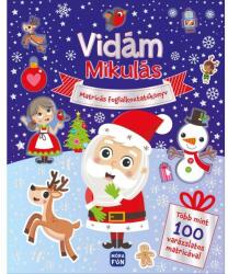Móra Könyvkiadó Vidám Mikulás matricás foglalkoztatókönyv (MO4887) - jateknet