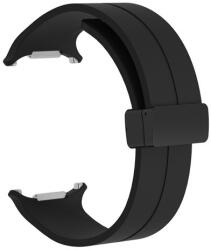 Samsung Galaxy Watch Ultra mágneses szilikon óraszíj, 24mm, fekete (CEL-STRAP-WATCH7U-BK) - speedshop
