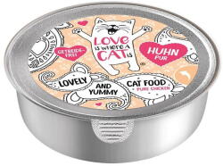 Love is where a cat is Hrana pentru pisici 2190040, fără gluten, 85 g