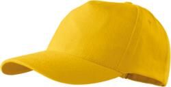 Malfini Sapca unisex, reglabila, galben, 5P, Malfini 3070400