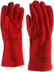 ROCK SAFETY Manusi de sudura din piele spalt de bovina B, marime: 10.5, Rosu, Flamefox, Rock Safety FLAMEFOX-R-GB