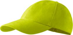 MALFINI Sapca unisex, reglabila, lime, 6P, Malfini 3056200