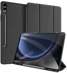 Dux Ducis Samsung Galaxy Tab S9 FE Plus WIFI (SM-X610), Galaxy Tab S9 FE Plus LTE (SM-X616), Dux Ducis Domo tablet tok, Asztali tartó, Fekete