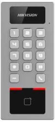 HIKVISION Terminal Access Control DS-K1T502DBWX Supports up to 256 GB SD card memory, IP65 & IK09 protections, as well as increased stability with zinc alloy materials, Card Capacity: 100, 000; Event Capacity: 