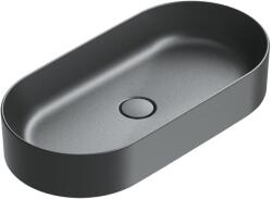 CATALANO Zero mosdótál 70x35 cm ovális mosdótálak fekete 0122700022 (0122700022)