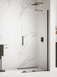 NEW TRENDY Smart Black zuhanykabin fal walk-in 110 cm fekete matt/átlátszó üveg EXK-4192-WU (EXK4192WU)