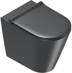 CATALANO Zero wc csésze álló dilettációs szivacs nélkül fekete matt 0114550022