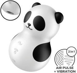 Satisfyer Pocket Panda - stimulator clitoridian cu unde de aer - negru (4061504065878) Vibrator