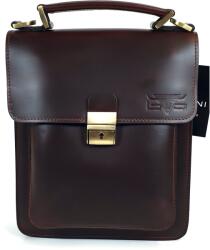 Blázek&anni Blázek és Anni közepes, barna, A/5 méretű férfi kézi és válltáska 9234AM-B - taskaweb