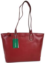 RIALTO piros, rejtett telefonzsebes nagy shopper divattáska RT11325-AE05