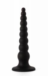 X-Men Dildo anal cu 9 bile cu diametre diferite X-Men 7.87" Butt Plug Black S (20cm) (5999560516319)