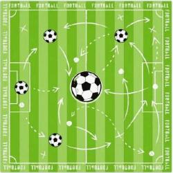 PartyPal Papírszalvéták futball 10db 33x33cm - Party Pal (129968)