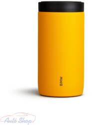  Gyári BMW Motorsport Sárga termobögre 330 ml rozsdamentes termosz BMW szerelmeseinek 80235A87974
