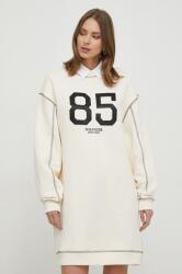 Tommy Hilfiger pamut ruha bézs, mini, oversize - bézs S/M