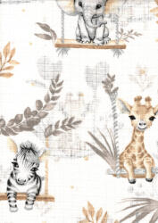  Mintás textil pelenka 1db-os - Szafari