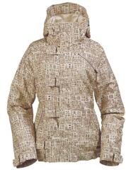 Burton W Dream JKT Chstnt paper print - dzseki XS (883660426614)