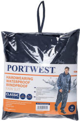 Portwest Classic esőruha (2 részes öltöny) - Tengerészkék - 4XL (L440NAR4XL)