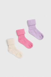 United Colors of Benetton baba zokni 3 db rózsaszín - rózsaszín 50