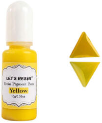  Let's Resin folyékony pigment paszta - sárga, 10 g
