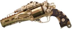 Howcat Puzzle 3D, Revolver clasic auriu, HC, lemn, 176 piese