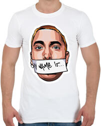 printfashion Slim Shady - Férfi póló - Fehér (16831752)
