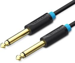 Vention 6.5mm jack/M - Cablu 6.5mm jack/M, (negru, placat cu aur), 2m, cablu