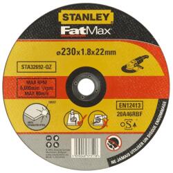 STANLEY - Disc abraziv drept FatMax pentru taiere inox, 125x22.23x1.8mm [STA32692-QZ] (STA32692-QZ)