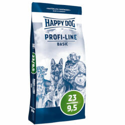 Happy Dog Profi-Line Basic 23/9, 5 20kg Hrană Uscată pentru Câini Adulţi de Rase Medii & Mari cu Păsări de curte (PR20023)