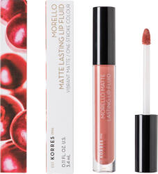 KORRES Morello Matte Lasting Lip Fluid Long Lasting Lichid Ruj Mat 06 Romantic Nude 3.4ml