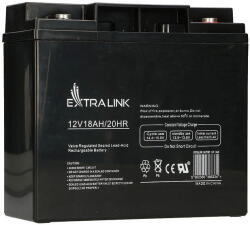 EXTRALINK AKUMULATOR BATTERY ACCUMULATOR AGM 12V 18AH - Batterie - 18.000 mAh Sealed Lead Acid (VRLA) 13.5 V (EX.6334) - pcone