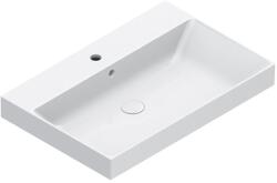 CATALANO Zero mosdótál 75x50 cm négyszögletes mosdótálak fehér fényes 0120751001 (0120751001)