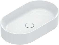 CATALANO Zero mosdótál 50x35 cm ovális mosdótálak fehér fényes 0122500001 (0122500001)