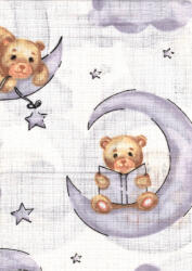  Mintás textil pelenka 1db-os - Maci a Holdon - babyshopkaposvar