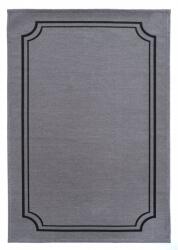 DYWAN Covor Premium Model DYWAN MUSEO GRAY, Gri, Negru, Marime 160 x 230 cm, Tesatura Plata, Poliester, Bumbac, Antiderapant, Antialergic, Living, Dormitor, Sufragerie, Birou (DYWAN MUSEO GRAY 160X230) Covor