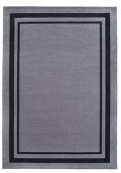 DYWAN Covor Premium Model DYWAN ALTO GRAY, Gri, Negru, Marime 160 x 230 cm, Tesatura Plata, Poliester, Bumbac, Antiderapant, Antialergic, Living, Dormitor, Sufragerie, Birou (DYWAN ALTO GRAY 160X230) Covor