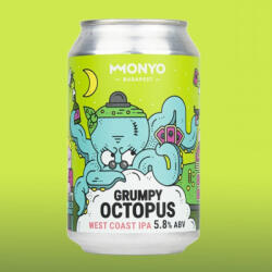 MONYO Brewing Co. Grumpy Octopus (Gluten Free) 5, 8% 0.33l - drinkair