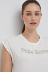 Pepe Jeans pamut póló bézs - bézs XL