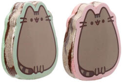 PUSHEEN cicás kéztörlő, arctörlő, zsugorított törölköző, 28x30 cm, kétféle (PCT-CT18)