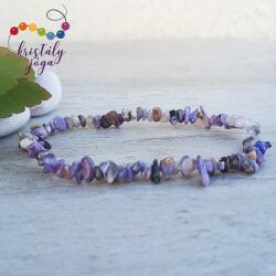Kristály Jóga Shop Csaroit szemcse ásvány karkötő