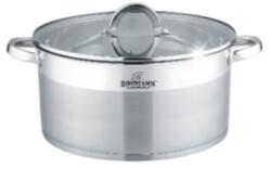 BOHMANN Cratita din inox cu capac, 24x13cm, capac sticla termorezistent, compatibil inductie, Bohmann (BH 1324)
