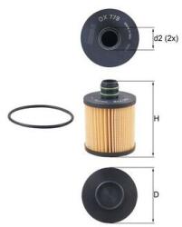 MAHLE Filtru ulei MAHLE OX 779D - piesa-auto
