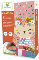 D'Arpeje STICK&FUN mozaic 3x Animale drăguțe CRE7035