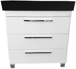 TMP cabinets TRIO lábon álló bútor CeraStyle Sharp fekete mosdóval (400709VB012A32D05)